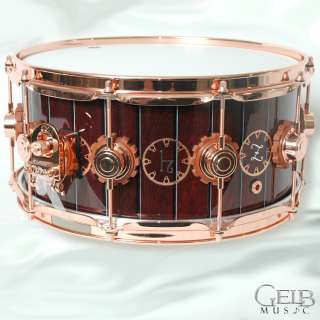 5x14 neil peart time machine with copper hardware 820253 e at drum 