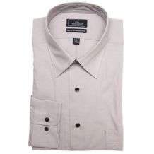 Dockers Mens Classic Fit Grey Dress Shirt  Overstock