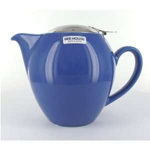  Round Royal Blue Teapot 22 ounces