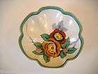   Era Footed Handled Bowl Hand Painted Roses mark # 16 c 1908  