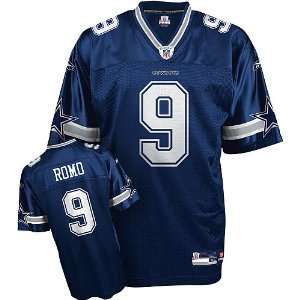  Dallas Cowboys Tony Romo Replica Team Color Jersey: Sports 