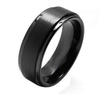   Mens Ring Tungsten Carbide Wedding Band Man Rings Size 7.5   12  