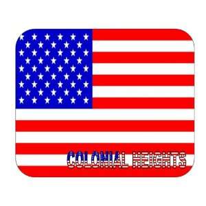  US Flag   Colonial Heights, Virginia (VA) Mouse Pad 