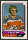 1975 76 O Pee Chee WHA Edmonton Oilers #37 Ken Baird