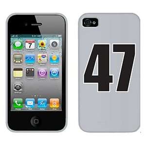  Number 47 on Verizon iPhone 4 Case by Coveroo  Players 