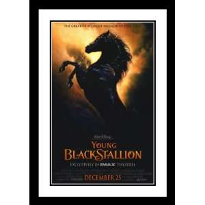  Young Black Stallion Framed and Double Matted 20x26 Movie 