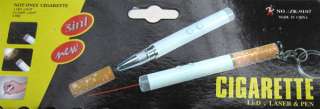 Cigarette Keychain 3in1 Cigarette Ball Pen & Red Laser & LED 