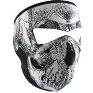   Oversized Neoprene Face Mask   One size fits most/Skull Automotive