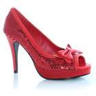 BY  Ellie Shoes Lets Party By Ellie Shoes Dorothy (Red) Adult Shoes 