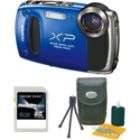 Fuji 16233283 3 KIT FinePix XP50 14MP Blue Rugged Digital Camera 