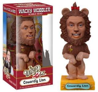 Wacky Wobbler Bobble HeadWizard of Oz Cowardly Lion  