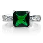 WMU Shondras Cocktail Ring   Faux Emerald