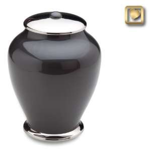  Tall Simplicity Midnight Brass Cremation Urn by LoveUrns 