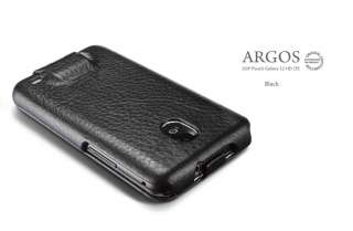 Galaxy S2 HD LTE SGP Leather Case ARGOS Black, Accessory, New, Stylish 