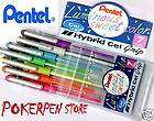 pentel k118 hybrid grip 7 colour set rollerball gel pen $ 13 49 time 