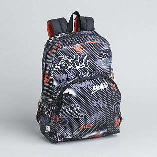 Boys Orange Graffiti Backpack  Fuel Clothing Boys Accessories 