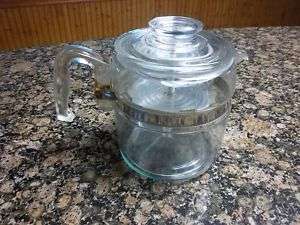 Vintage ~ Pyrex ~ 6 cup~ Coffee Pot ~ Glassware  