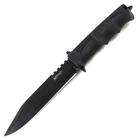 MTech Covenant Covert Black Fixed Blade Survival Knife with Sheath