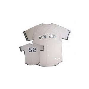   52 Authentic Majestic Athletic MLB Baseball Jersey (Road Grey) Sports