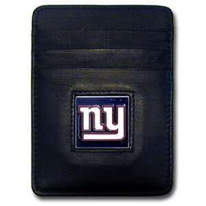   New York Giants Leather Money Clip Card Holder NFL: Sports & Outdoors