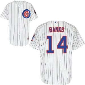  Chicago Cubs Ernie Banks Authentic Home Jersey