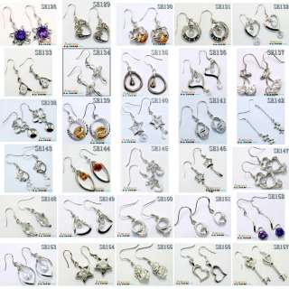30 kinds Sterling Silver charms earring Pendant eardrop