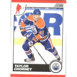2010 /11 Score Hockey Card # 213 Taylor Chorney Edmonton Oilers  Score 