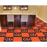 Fanmats Cincinnati Bengals Carpet Tiles 