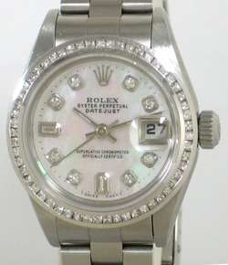 Rolex Oyster Datejust Diamond Ladies Watch 79160  