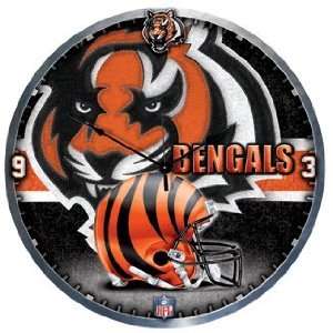   Bengals Clock   High Definition Art Deco XL Style: Sports & Outdoors