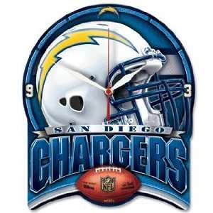 NFL San Diego Chargers High Definition Clock:  Home 