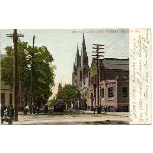 1906 Vintage Postcard 8th and Cumberland Streets Lebanon Pennsylvania