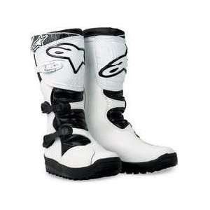  Alpinestars No Stop Trials Boots , Color White, Size 7 
