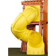 Swing N Slide 5 Foot Turbo Tube Slide   Yellow   Swing N Slide   Toys 