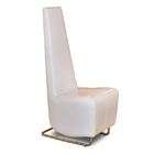 Diamond Sofa Furniture 2 White Croc Patterned Vinyl Tall Chairs By 