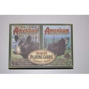  American Expedition Dual Deck Playing Cards Black Bear 