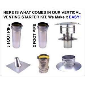  Starter Venting Kit 4 Inch Diameter Stainless Steel: Everything Else