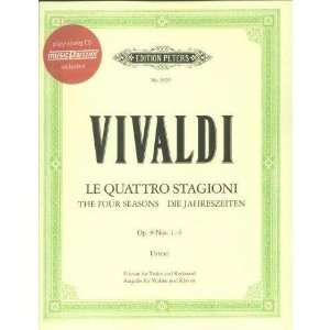 Vivaldi, Antonio   Four Seasons Complete URTEXT. For Violin and Piano 