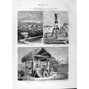   1874 MONUMENT SANTIAGO SHED HONOLULU VENUS ASTRONOMY