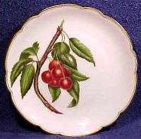 Antique Haviland Limoges Hand Painted Cherries and Leaves Porcelain 