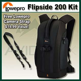 Lowepro Flipside 200 DSLR Camera Backpack Kit with Free Pro Camera 