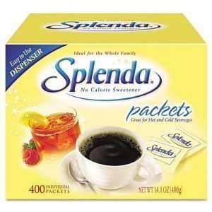  Splenda No Calorie Sweetener Packets, 400/Carton, 2 pack 