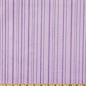  60 Wide Minky Line Cuddle Lavender Fabric By The Yard 