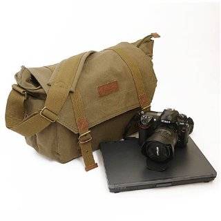  Canvas Vintage DSLR SLR Camera Shoulder Case Backpack Rucksack Bag 