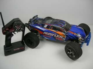 TRAXXAS RUSTLER W/ VXL Brushless system/ 2.4 TQ radio and 7 cell 