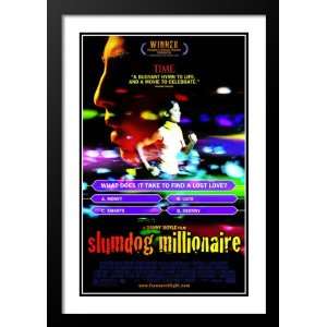  Slumdog Millionaire Framed and Double Matted 20x26 Movie 