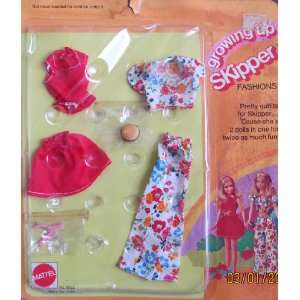  Barbie Growing Up SKIPPER Fashions w 2 Outfits (Floral 