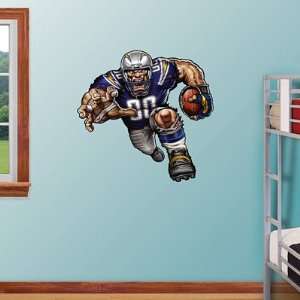   Diego Chargers Fathead Wall Graphic Bolting Charger
