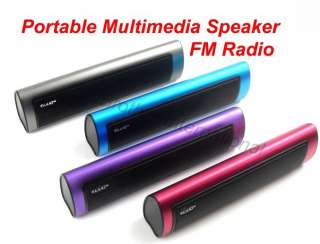 Portable Multimedia Speaker FM Radio SD Card USB Disk  