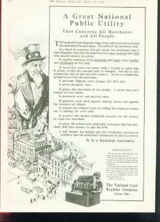 HUGE Lot of 1916 1920s National Cash Register Ads   7  